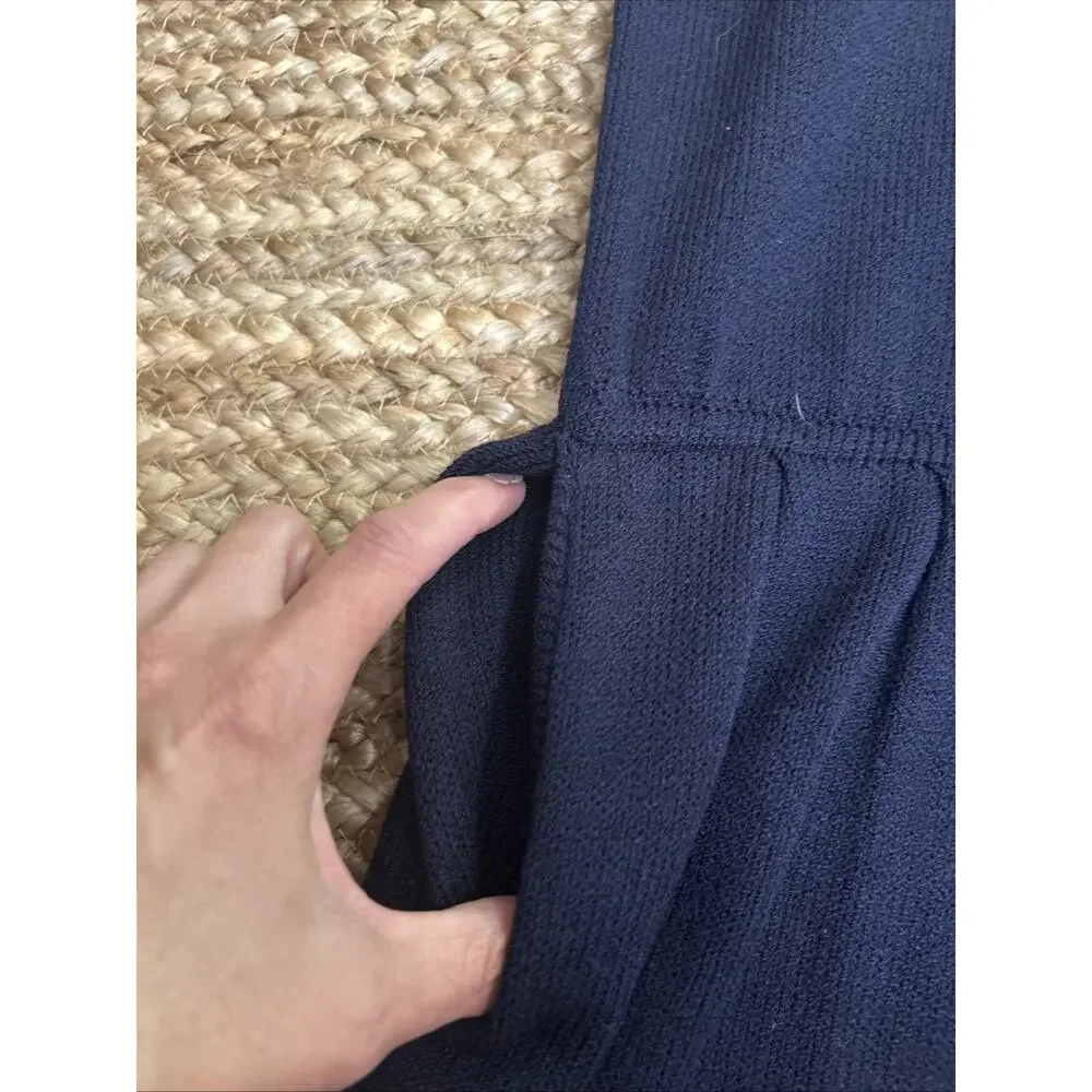 Vintage St. John For Neiman Marcus Navy Knit Santana Tank Dress Quiet Luxe Sz S - Picture 4 of 8